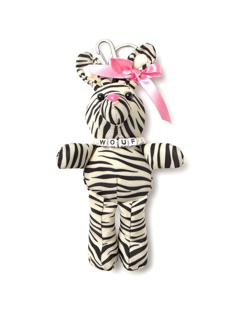 バッグ チャーム 【WOUF】 Zebra Rabbit Charm （ゼブラ） CH250009