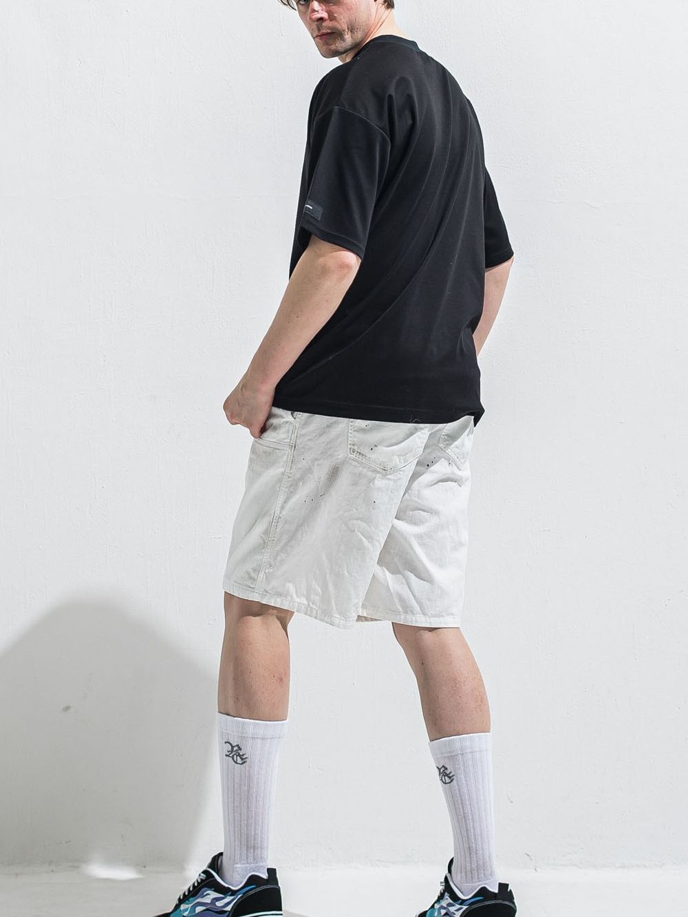 REV MESH OVER TEE  (ブラック)   メッシュ オーバーTシャツ