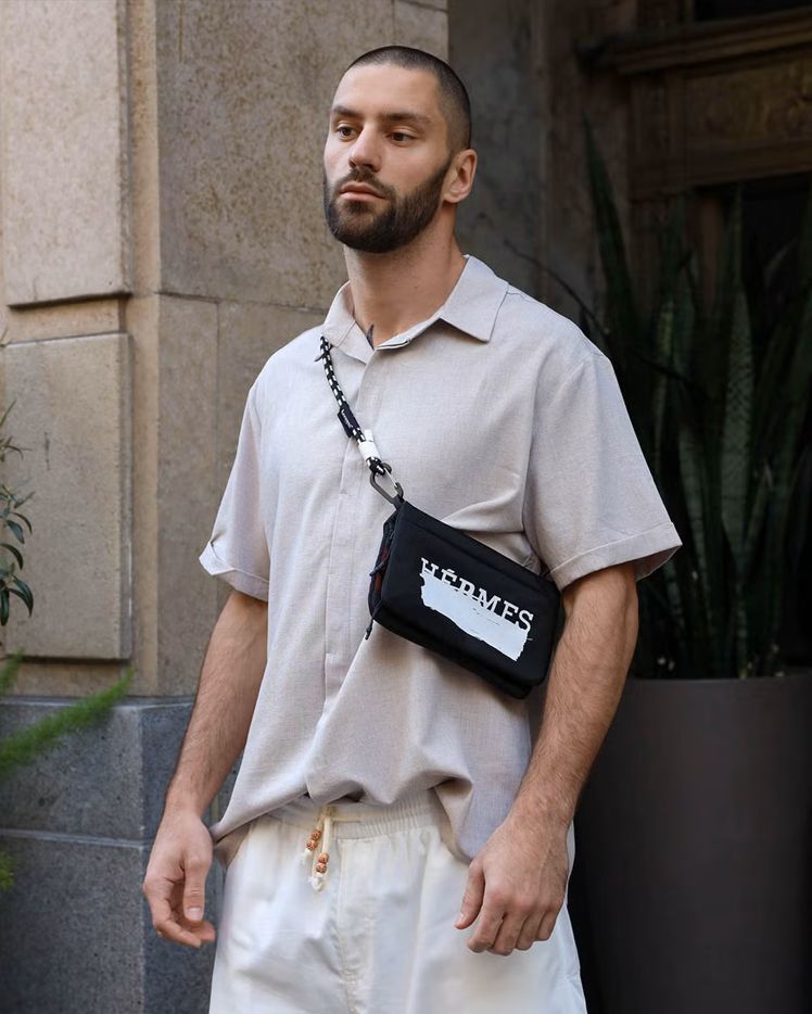 【MICALLE MICALLE Account】 HOMMAGE  HFRMFS SHOULDER BAG （FOLDABLE）STRAP SET  (ブラック) オマージュ ショルダーバッグ  MAC100GEE