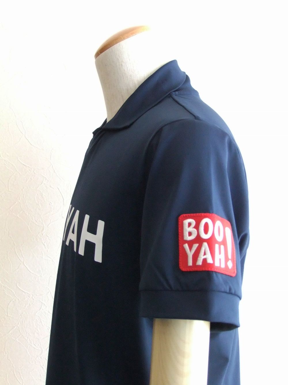 BOOYAH SKIPPER  (ネイビー)   半袖スキッパーポロ  RSM-21039