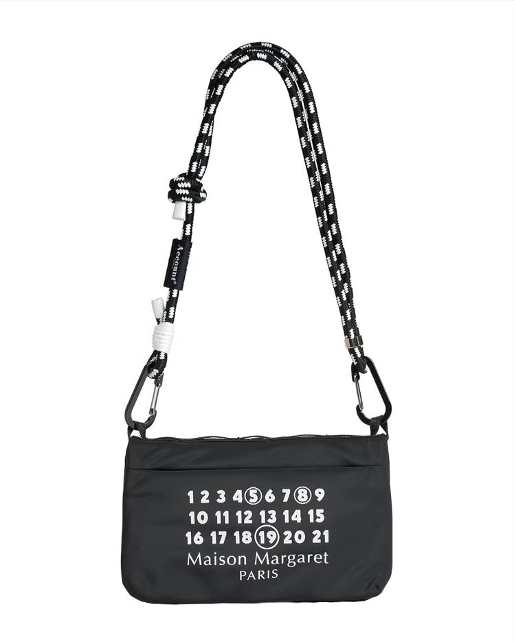 【MICALLE MICALLE Account】 HOMMAGE  MARGARET SHOULDER BAG（FOLDABLE）STRAP SET  (ブラック) オマージュ ショルダーバッグ  MAC103GEE