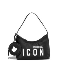 BE ICON HOBO ナイロン ミニ ショルダーバッグ