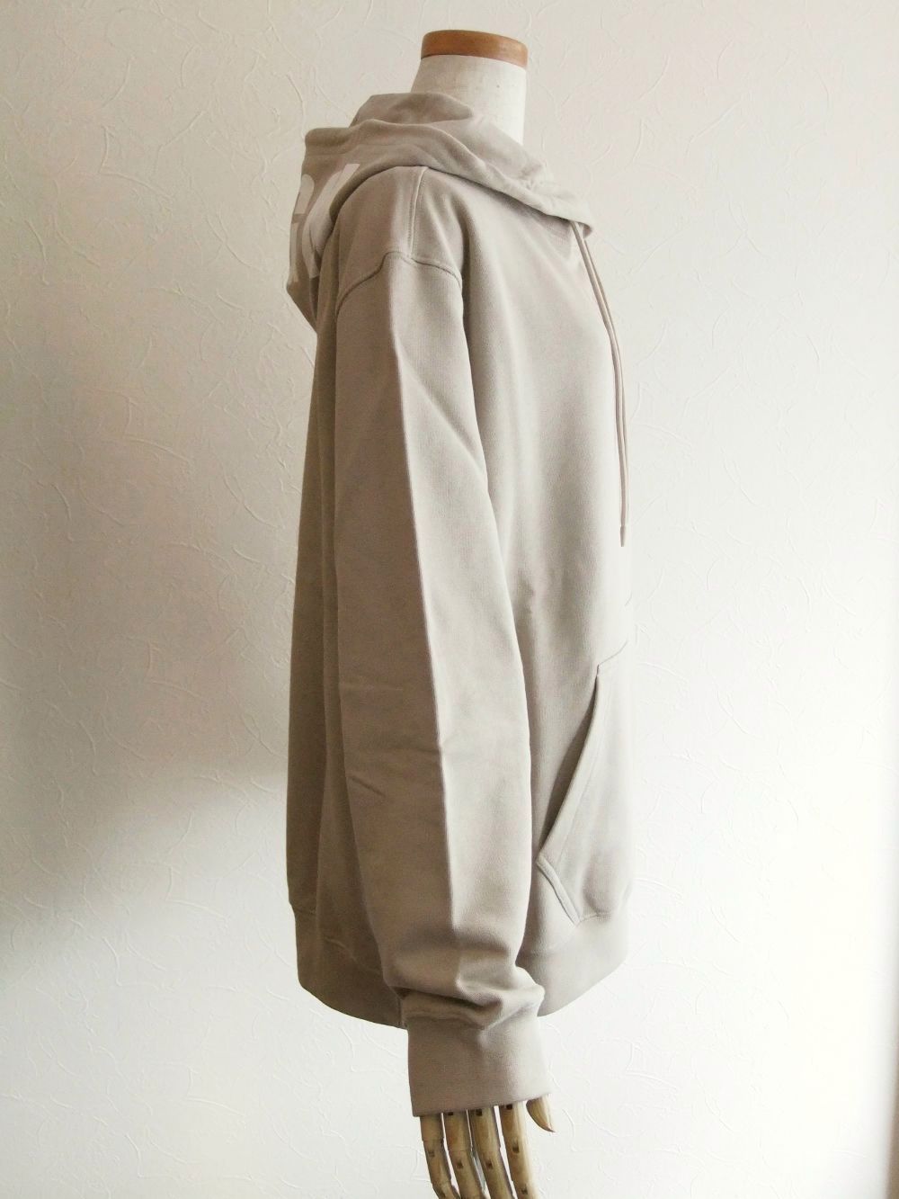 《LADIES》 ロゴ スウェットフーディー   (ベージュ)  3141MDM535-217799