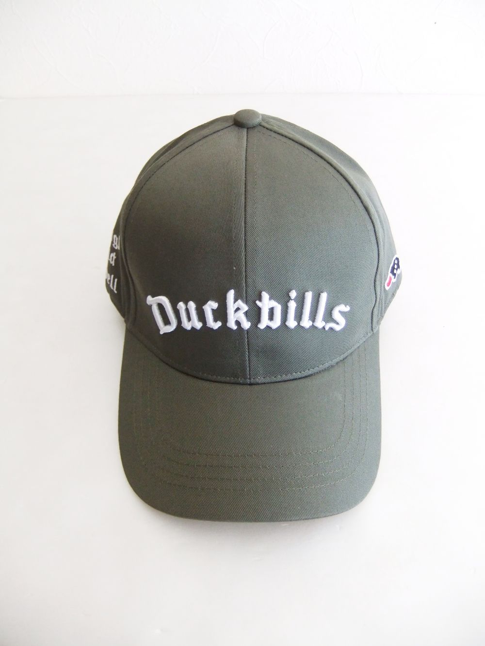 DUCKBILLS TOUR CAP   ( オリーブ )  ロゴ入りキャップ  RSA-22005