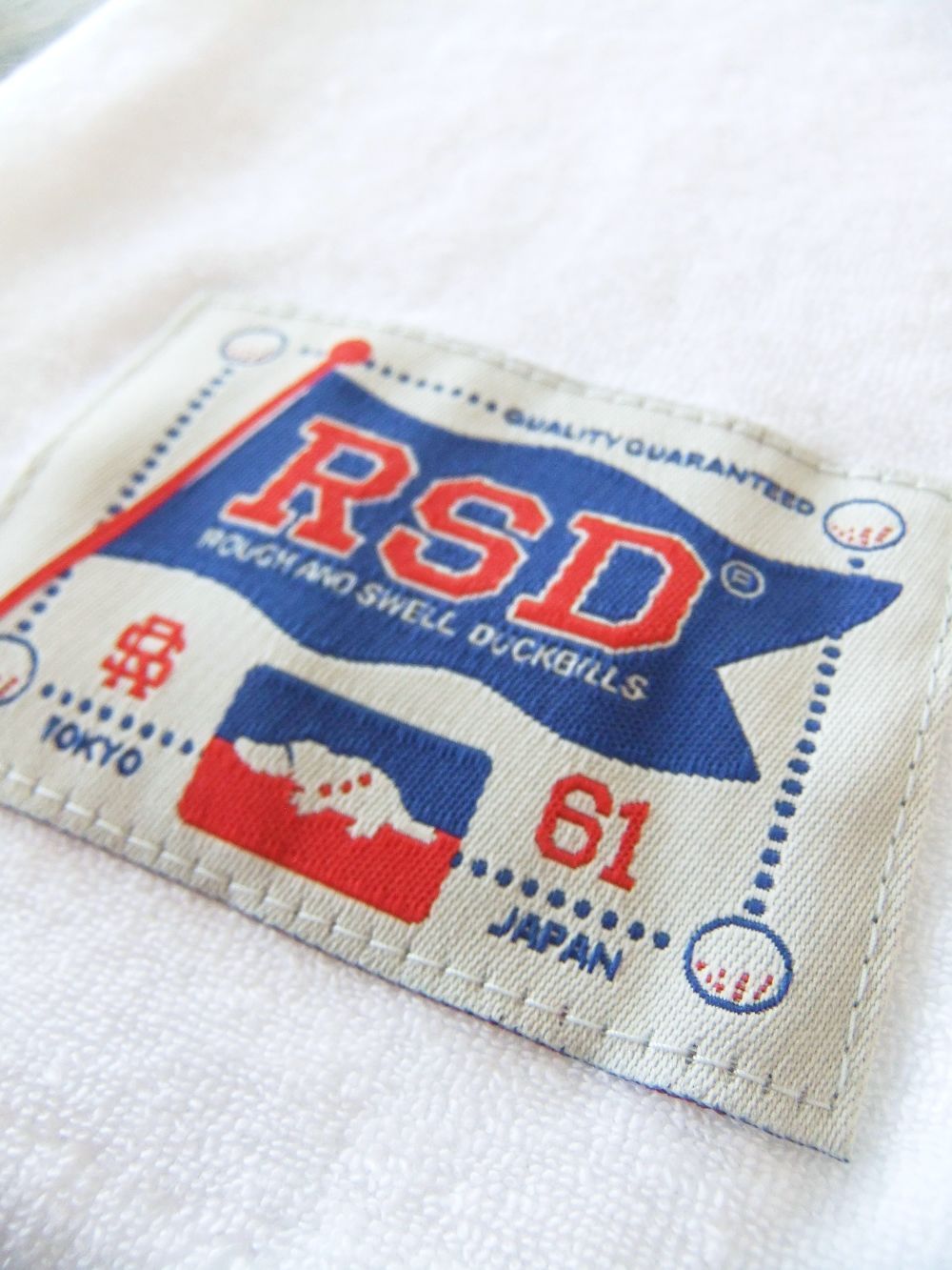 HUNTINGTON V-SKIPPER   パイル スキッパーポロ (ホワイト)  RSM-22034