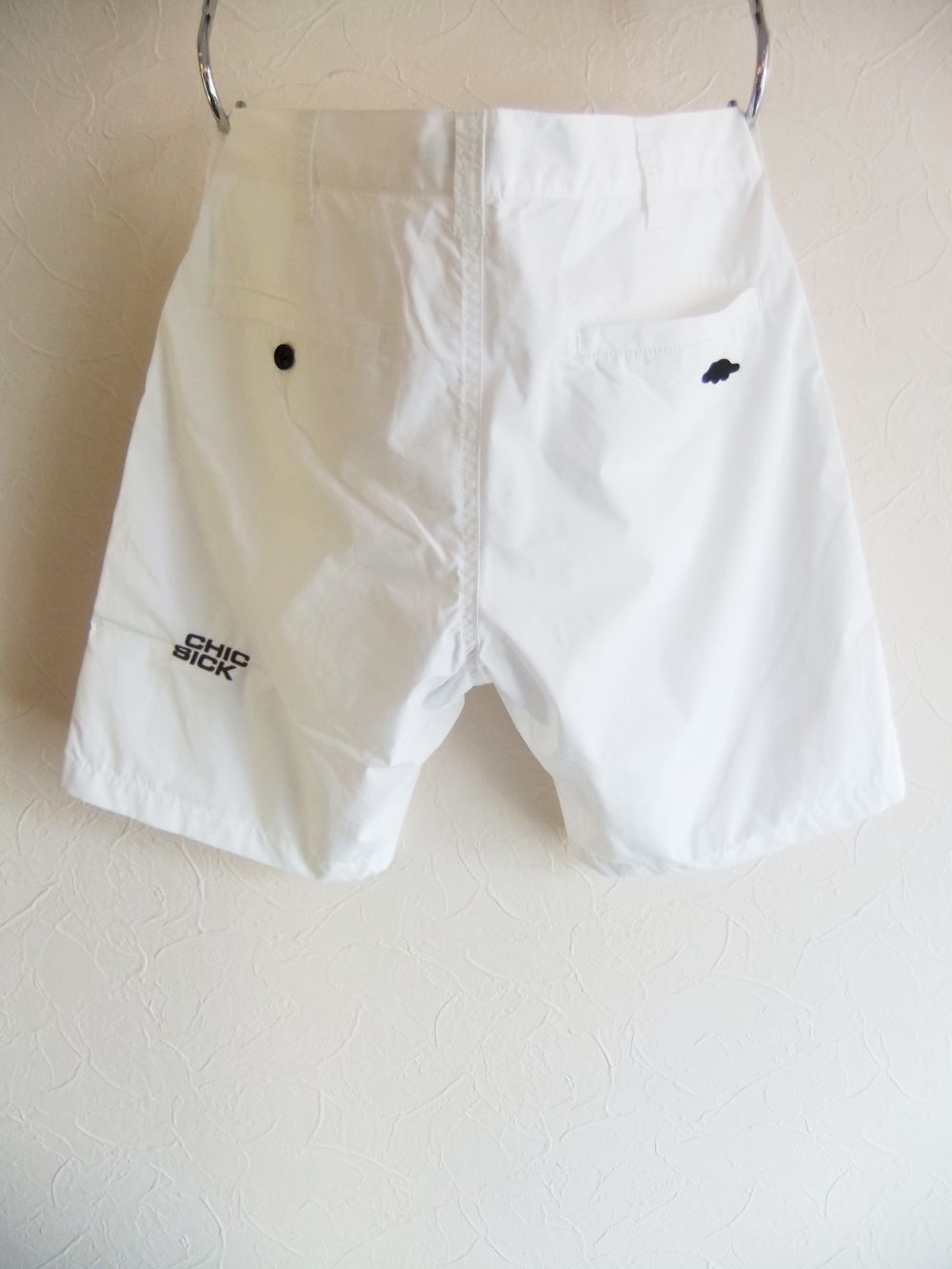 EARTH TOUR SHORTS (ホワイト)  コットンストレッチ ハーフパンツ   RSM-23047