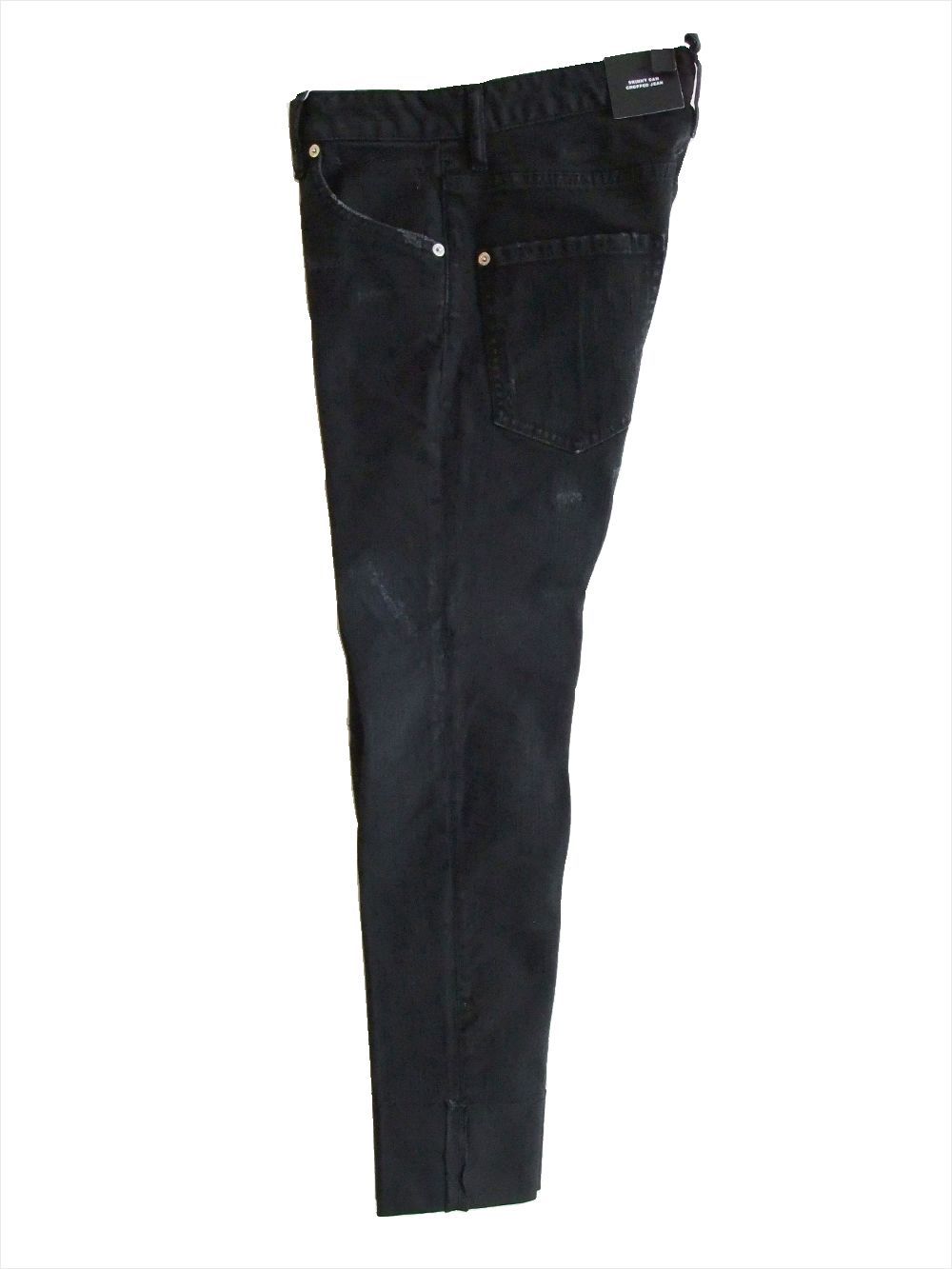 《LADIES》 デニム   D2 SKINNY DAN CROPPED JEAN (ブラック) S72LB0424