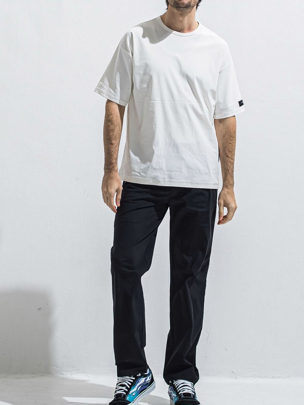 NYLON OVER T  (ホワイト)   ナイロンオーバーTシャツ