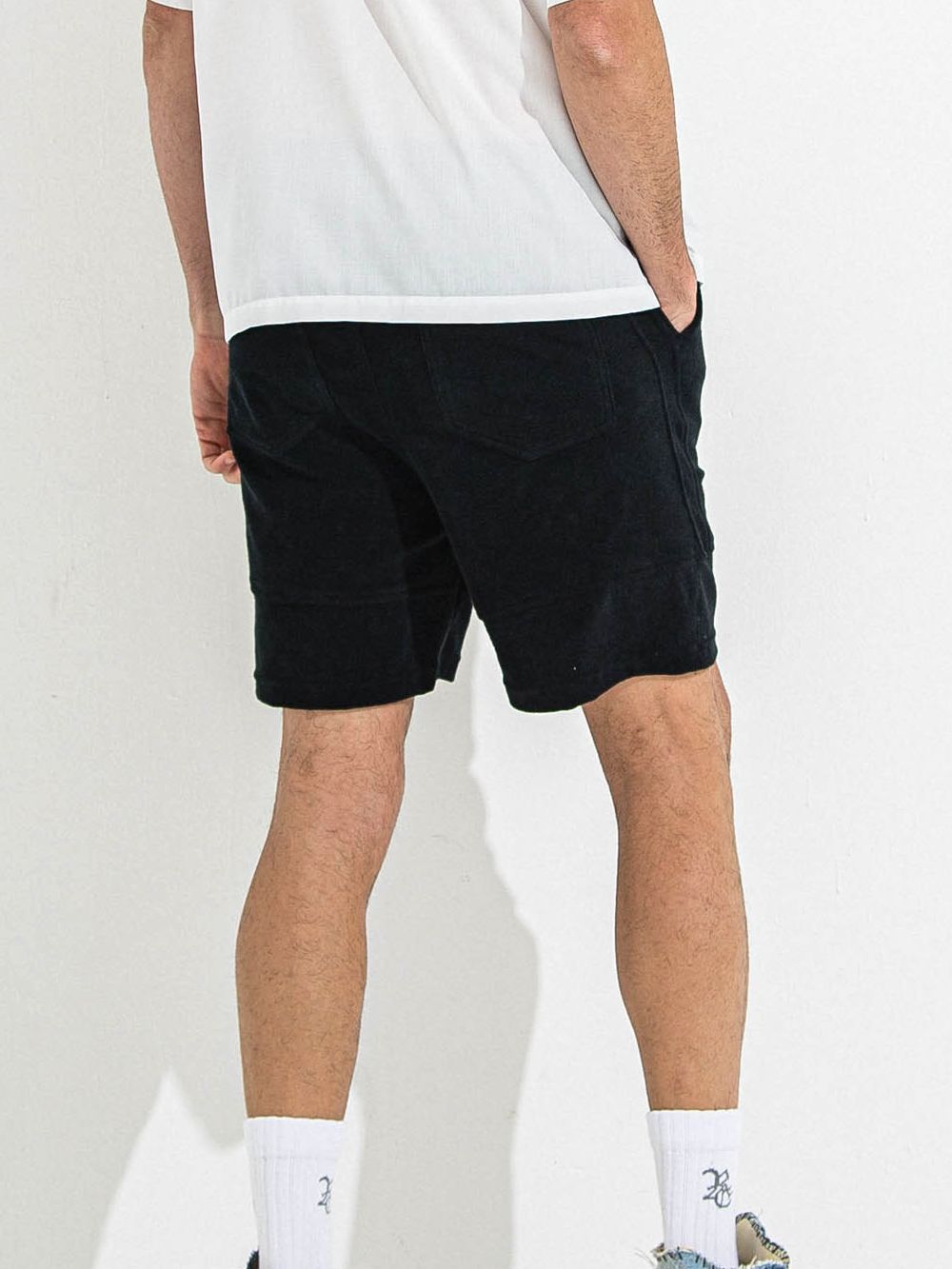 TYLER PILE SHORTS  パイル ショートパンツ  (ブラック)