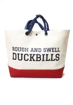 Duckbills Tote   キャンバストートバッグ  (レッド)
