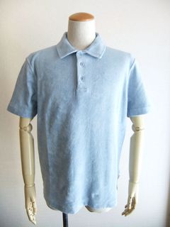 パイル S/S ポロ  (ブルー)