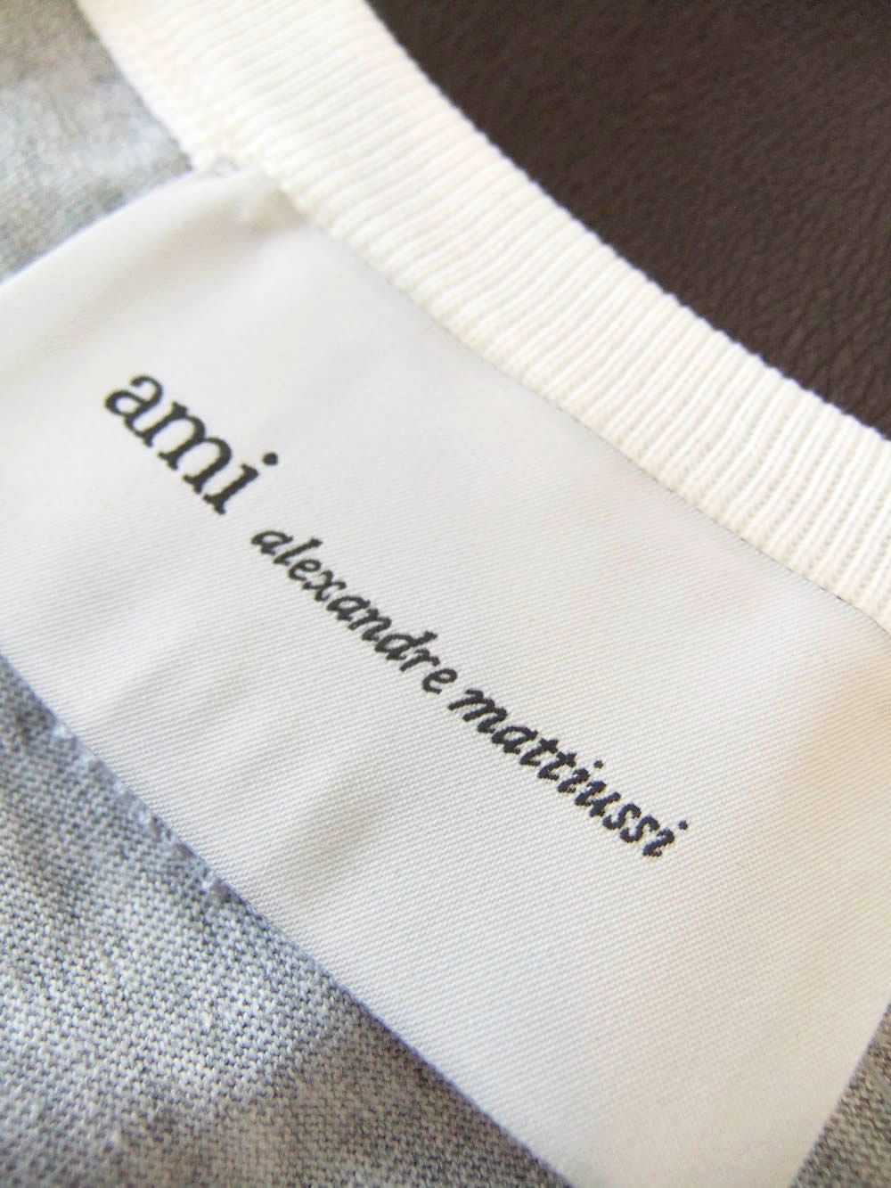 【ユニセックス】AMI DE COEUR Tシャツ  ロゴ パッチ 半袖 Tシャツ