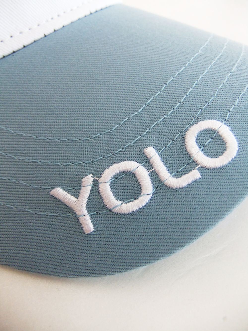 MESH TOUR CAP ( ホワイト×ブルー ) ロゴ入りキャップ RSA-22001