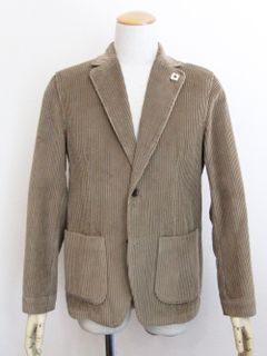 COTTON 2B JACKET (ライトブラウン) コットン 2B シャツジャケット