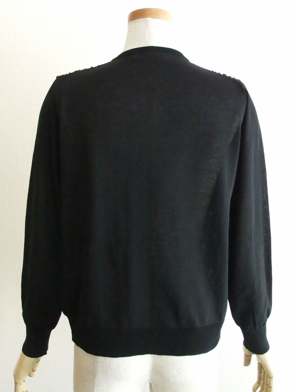 【jeune】 コットン フラワー レース ニットカーディガン  J126740M