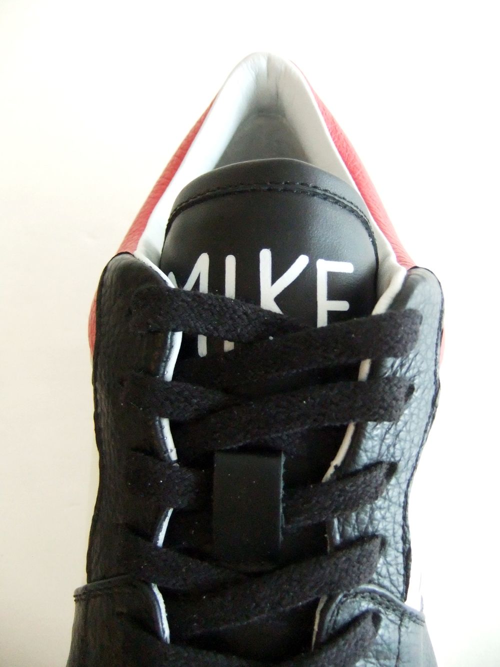 【MIKE don't do it】  レザースニーカー  (レッド×ホワイト×ブラック) 《日本限定カラー》