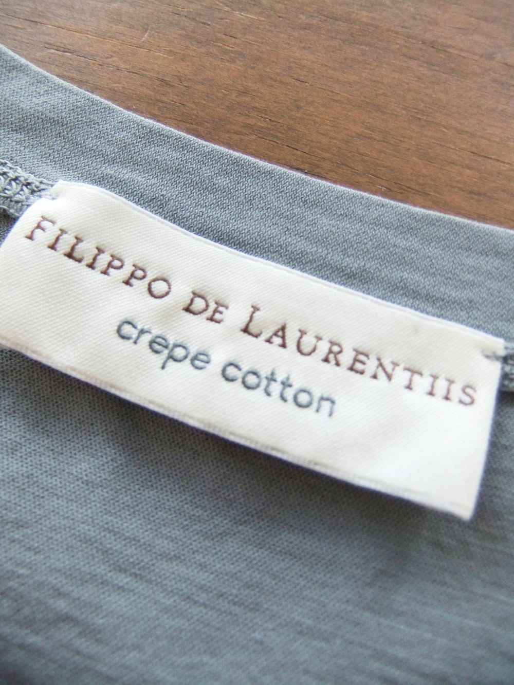 コットン クルーネック Tシャツ (ライトグレー)  TSMC19