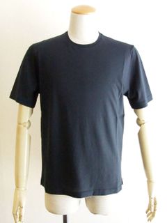コットン クルーネック Tシャツ ( ネイビー )  TSMC10