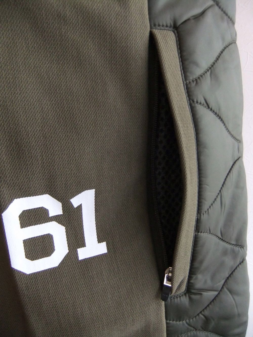 rough & swell - SWELL VEST (カーキ) 中綿入り ベスト RSM
