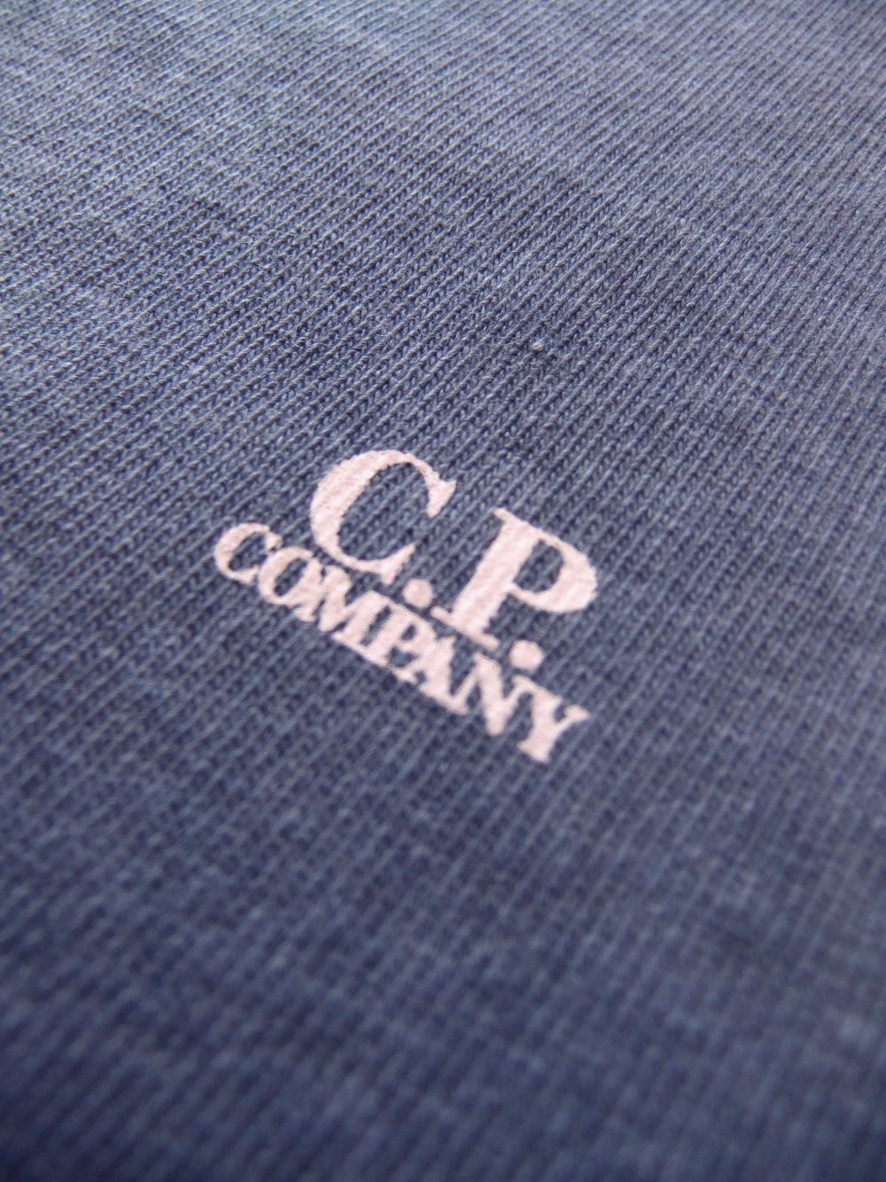 I.C.E. Garment Dyed Logo T-Shirt  スモール ロゴTシャツ  (ストーングレー)