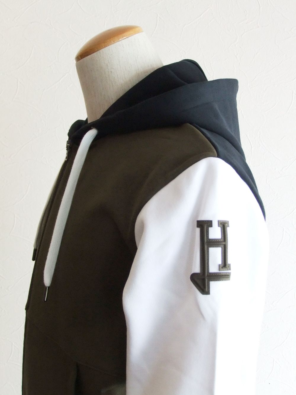 COTTON SWEATER TRICOLOR BOMBER  スウェット ZIP パーカー  JC0012U-50017