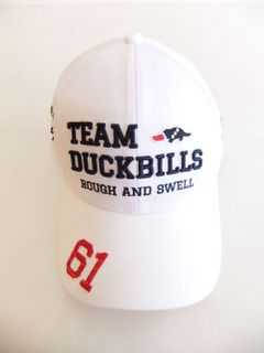 TEAM DUCKBILLS CAP  ( ホワイト )  ロゴ入りキャップ  RSA-23001
