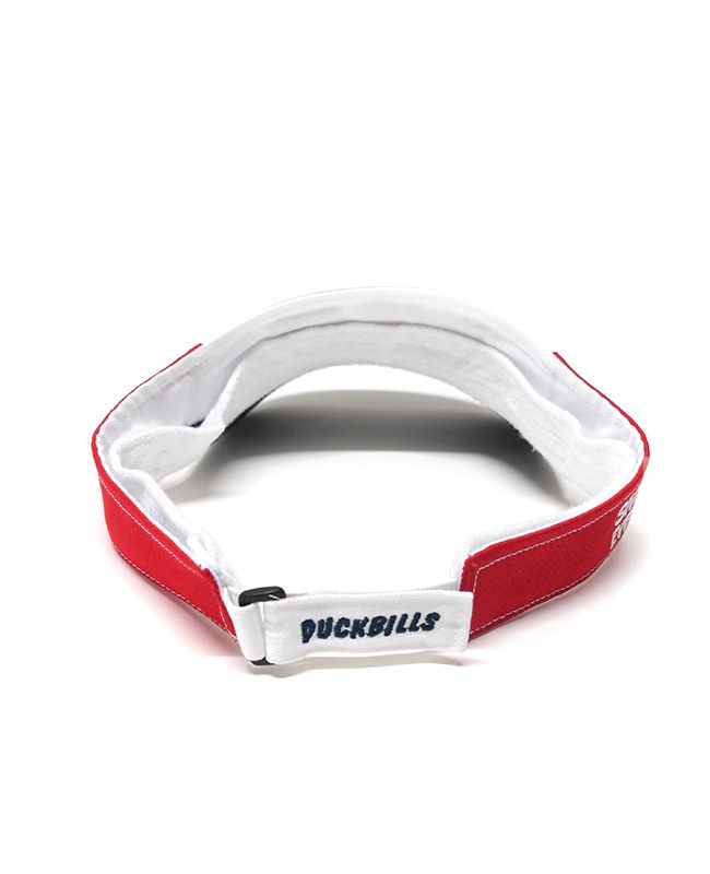SMILE SUN VISOR  (レッド) ロゴ入りサンバイザー  RSA-25009