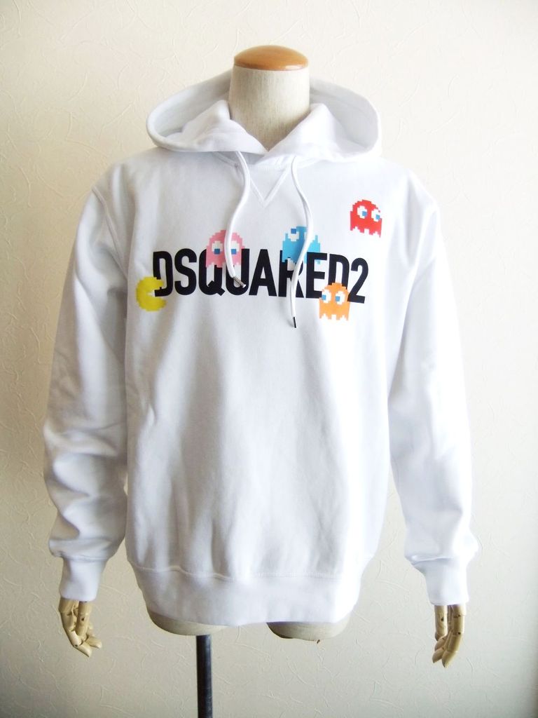 vurdere omdrejningspunkt helikopter Dsquared2 - PAC-MAN HOODIE COOL HOODIE パックマン ロゴ スウェット パーカー S71GU0637 |  4.444glad