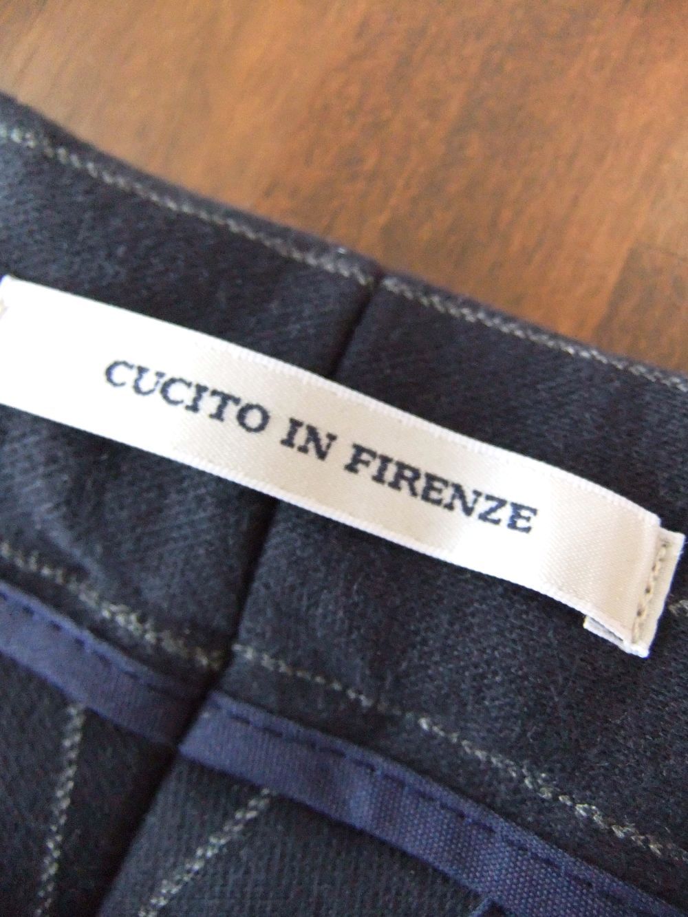 MASACCIO    チョークストライプジャージーパンツ   (ネイビー)   A5738