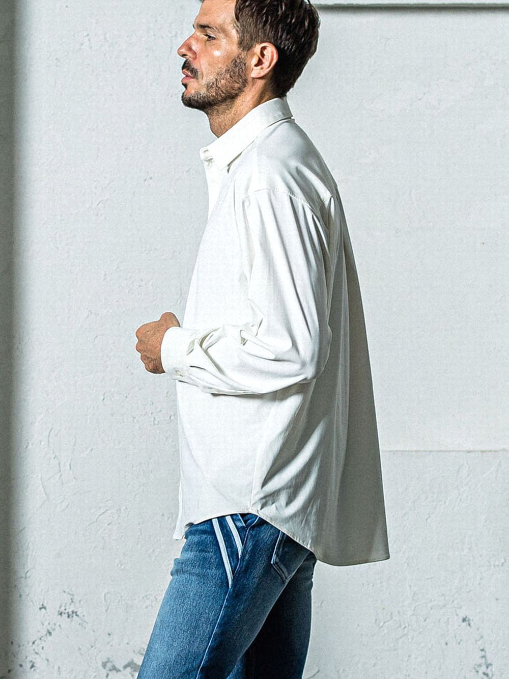 NYLON JACK SHIRTS （ホワイト）  ナイロン シャツ ジャケット