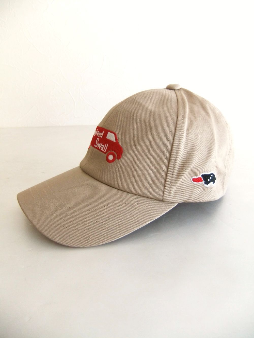 RED BUS TOUR CAP (ベージュ)   ロゴ入りキャップ    RSA-25201
