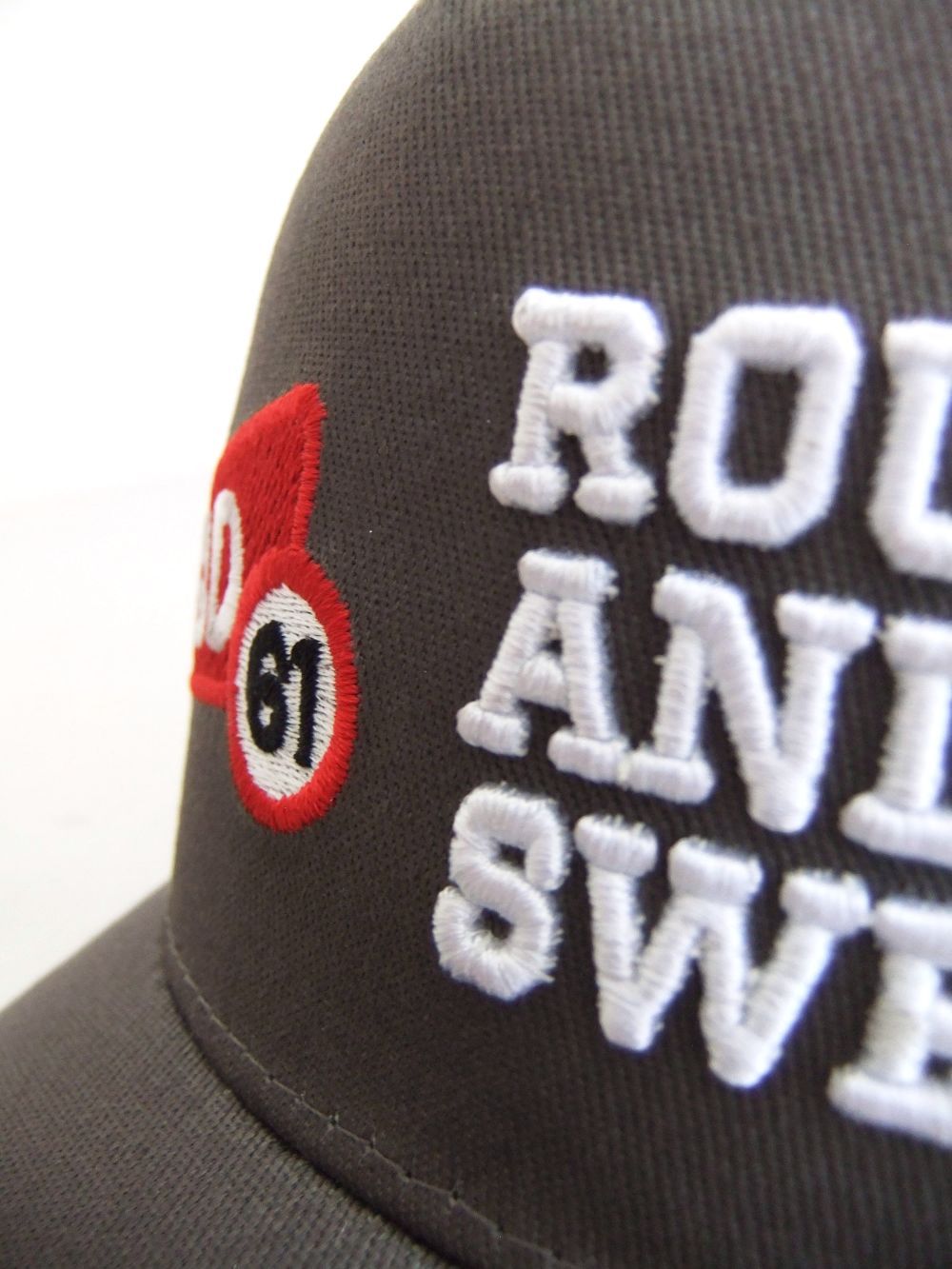 RED IRON MESH CAP  (モカ)   ロゴ入りキャップ    RSA-24005