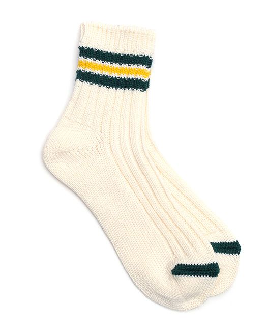 CAMP SOCKS SHORT   リブソックス ( グリーン)