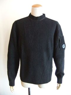 FLEECE KNIT CREWNECK  Vanisé Knit  (ベージュ)   ウール クルーネック セーター