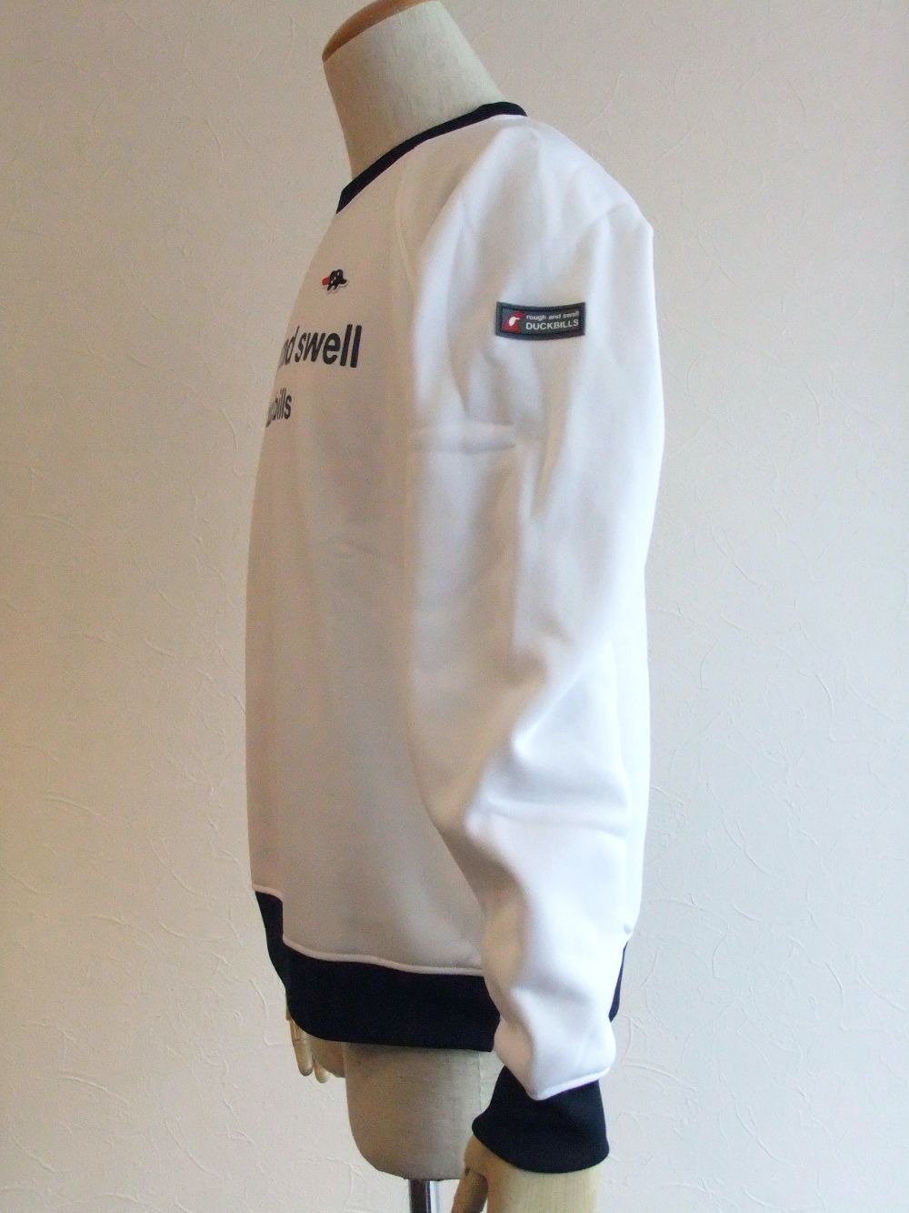 CARDBOARD SWEAT  ロゴ入りスウェットシャツ  ( ホワイト )  RSM-20202