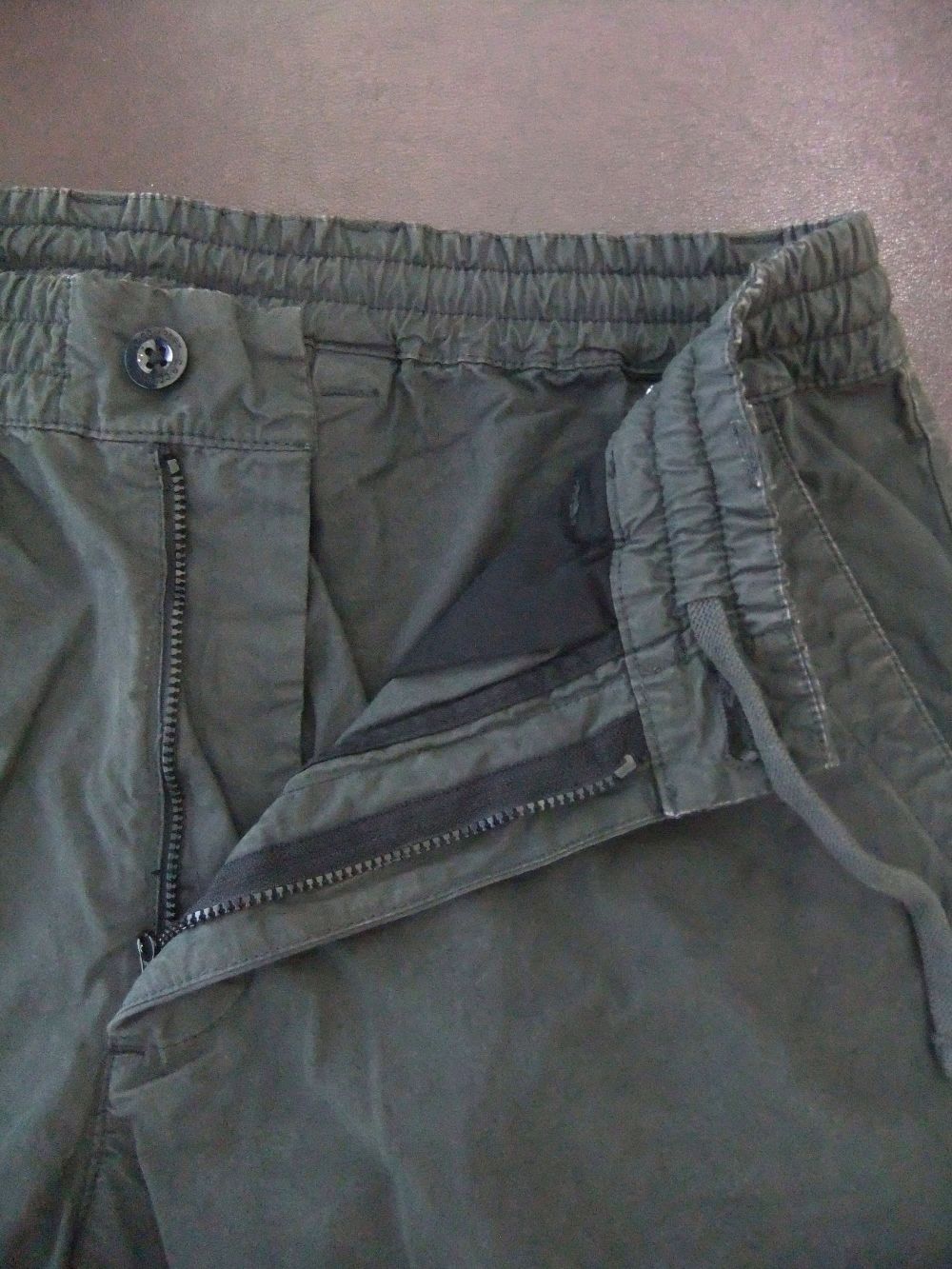 CARGO PANT IN MICROREPS PEACHED   ナイロン カーゴパンツ