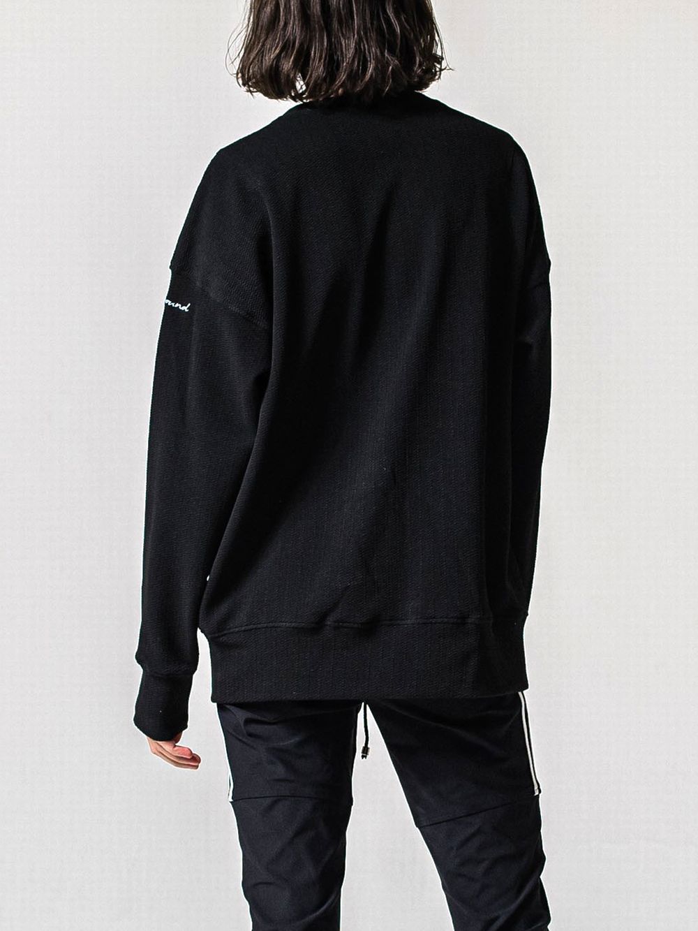 BLISTER TRAINER  (ブラック)   ブリスターニットトレーナー