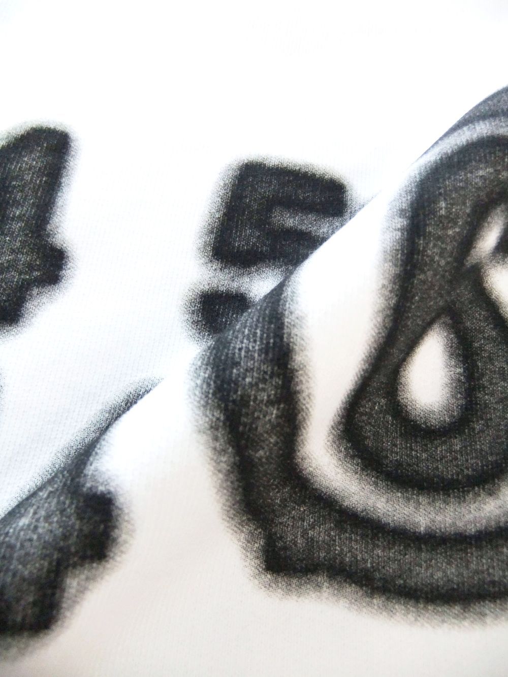 《MM➅》 Maison Margiela  ズーム ロゴ オーバーサイズ  スウェットシャツ
