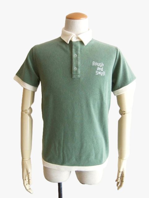 LONG BEACH POLO   パイル リングドットボタン ポロ   RSM-26019