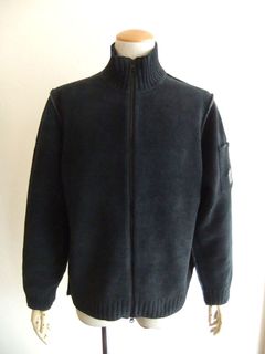 COTTON CHENILLE W/FACE ZIPPED CARDIGAN    ワッフルニット ZIP カーディガン