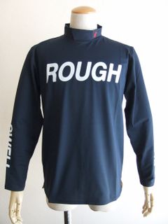 BIG LOGO MOCK L.S.  ( ネイビー )  モックネック 長袖ポロシャツ  RSM-21227