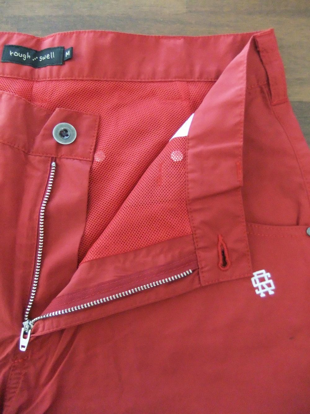 F&B SHORTS (レッド)  コットンストレッチ ハーフパンツ   RSM-22070