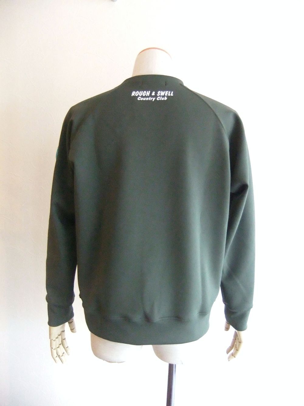 COUNTRY CLUB SWEAT   (オリーブ)  ロゴ トレーナー   RSM-25201