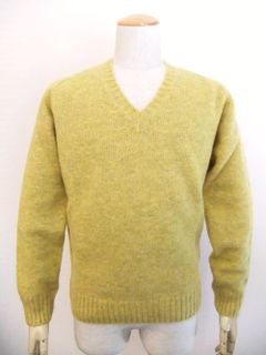 アルパカ混 V-NECK ニット   (イエロー)  CV1MLM13