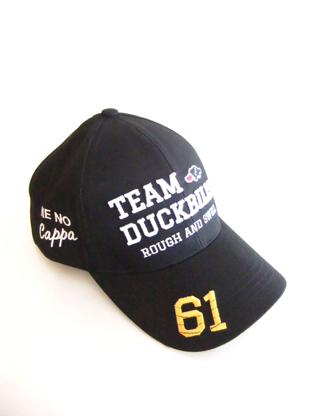 TEAM DUCKBILLS CAP  ( ブラック )  ロゴ入りキャップ  RSA-23001