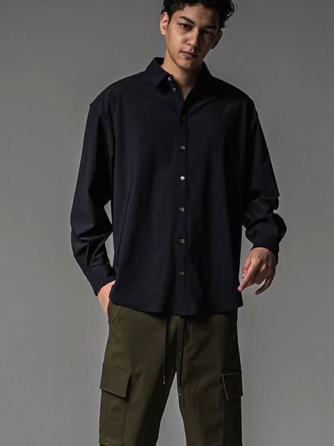 NYLON JACK SHIRTS （ブラック）  ナイロン シャツ ジャケット