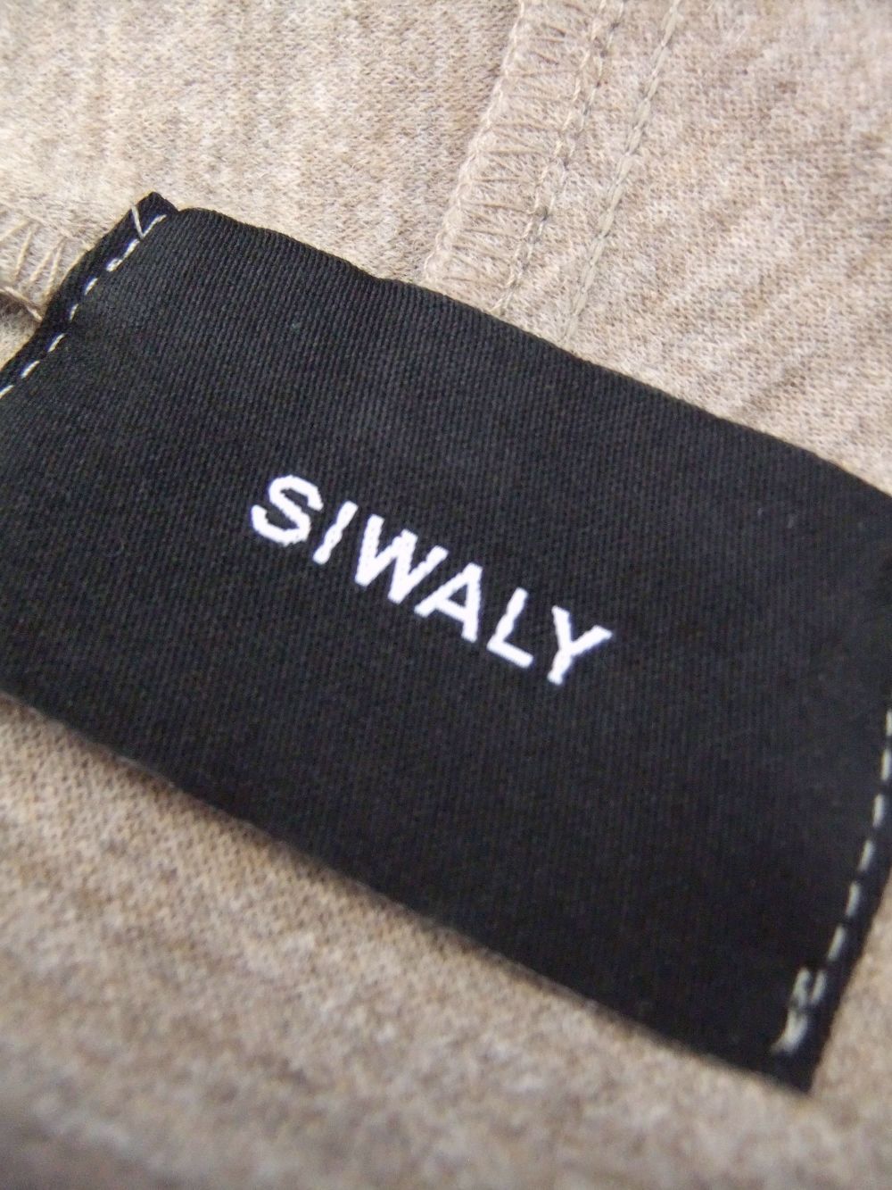 【SIWALY】 ウールライク ガウン コート   521319