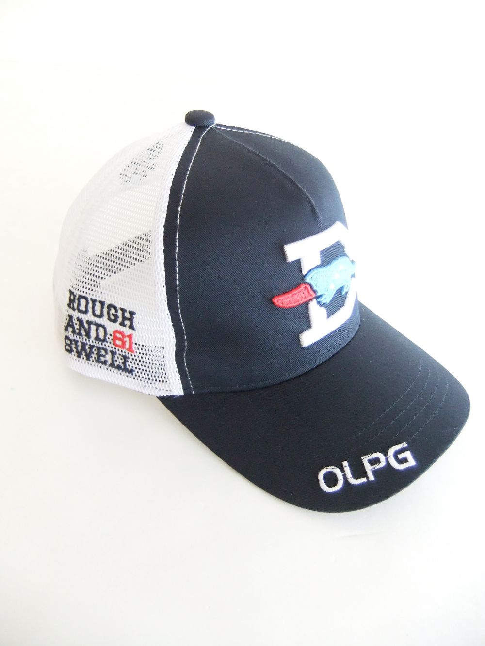 BIG D MESH CAP (ネイビー) ロゴ入りキャップ RSA-23006