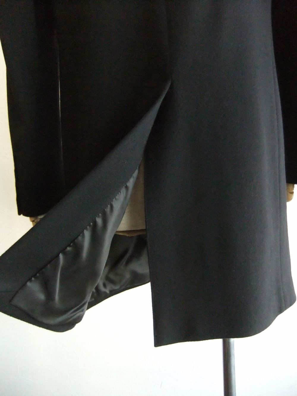カシミヤ混 3B シングル チェスターコート