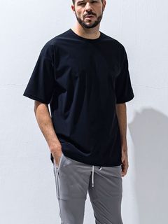 NYLON OVER T  (ネイビー)   ナイロンオーバーTシャツ